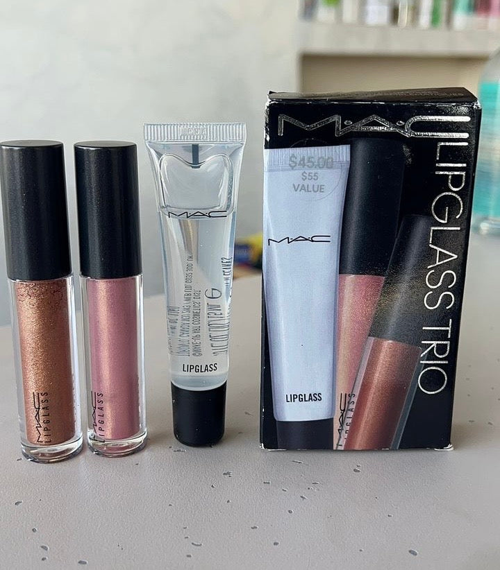 MAC LIPGLASS TRIO