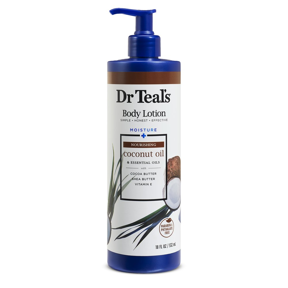 DR TEALS MOISTURE + NOURISHING  COCOA AND SHEA BUTTER COCONUT OIL