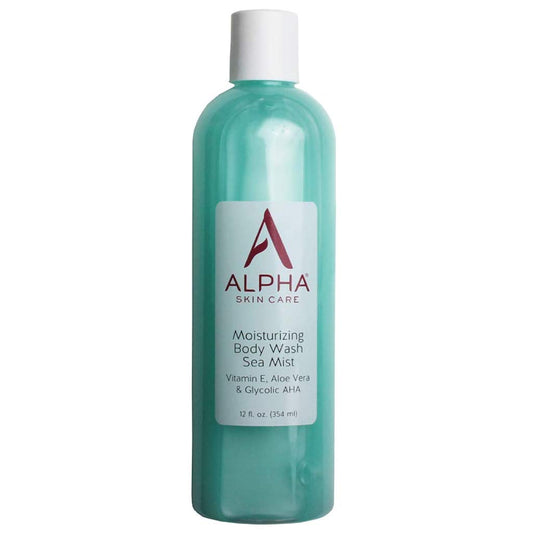 ALPHA SKINCARE MOISTURISING BODY WASH WITH GLYCOLIC, VITAMIN E & ALOE VERA