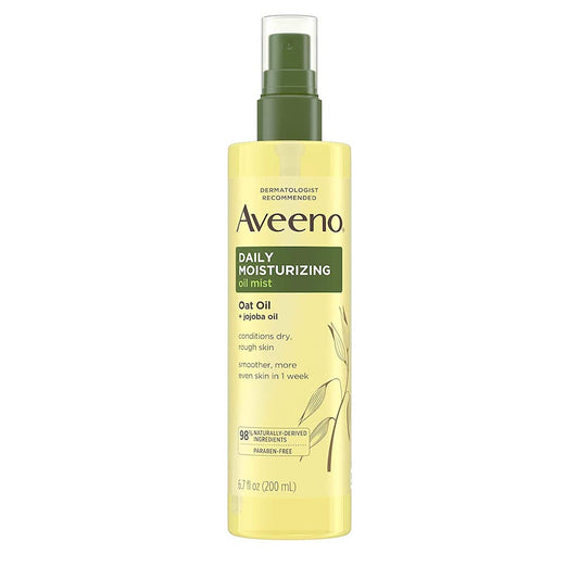 AVEENO DAILY MOISTURIZING DRY BODY OIL WITH OAT AND JOJOBA OIL