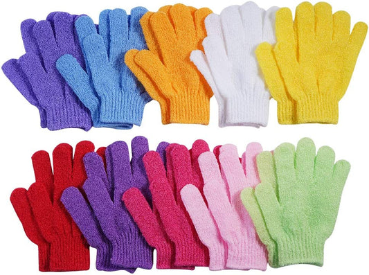 EXFOLIATING BATH GLOVES