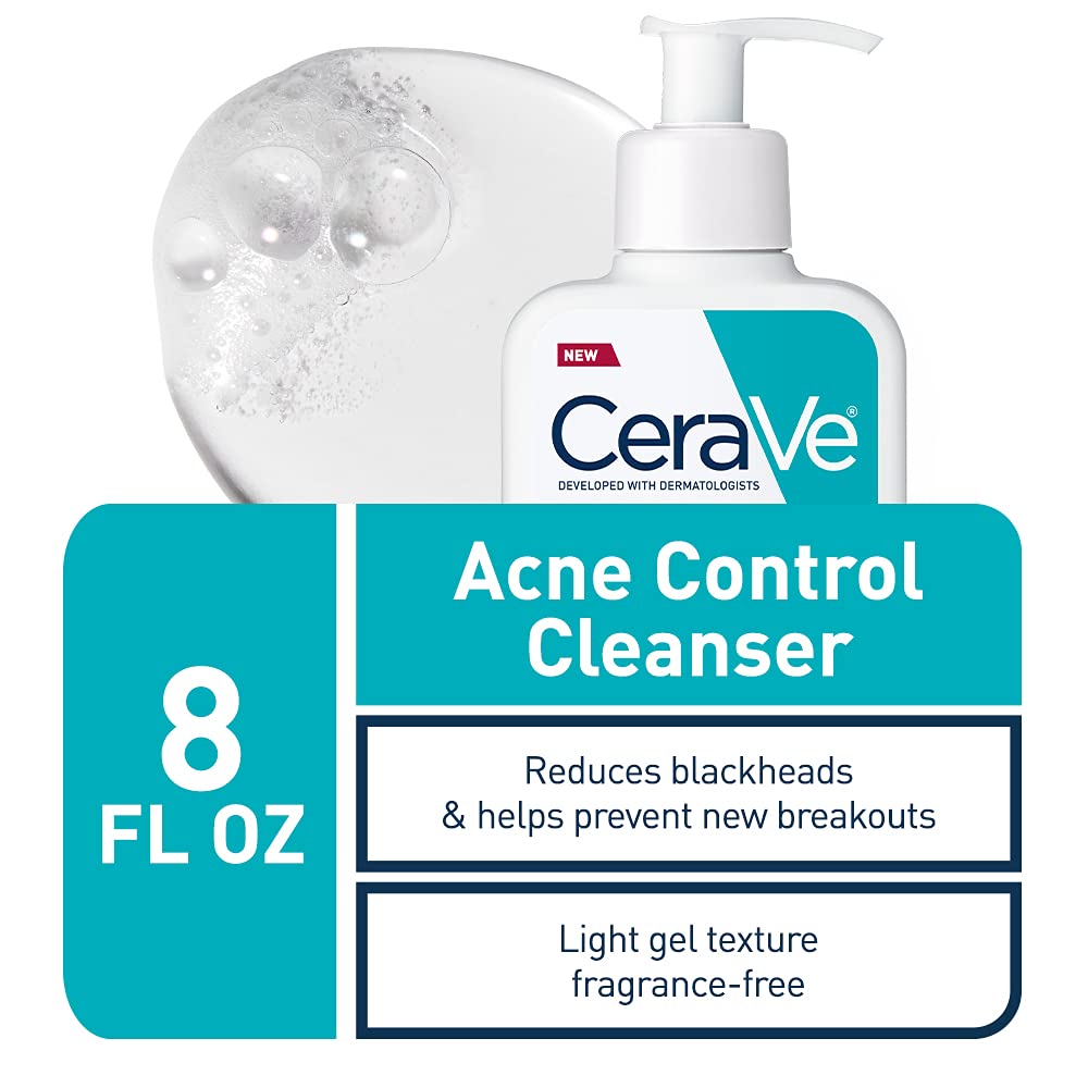 CERAVE ACNE CONTROL CLEANSER- 2% SALICYLIC ACNE TREATMENT