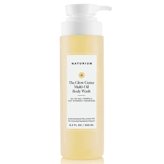 NATURIUM THE GLOW GETTER MULTI-OIL HYDRATING BODY WASH