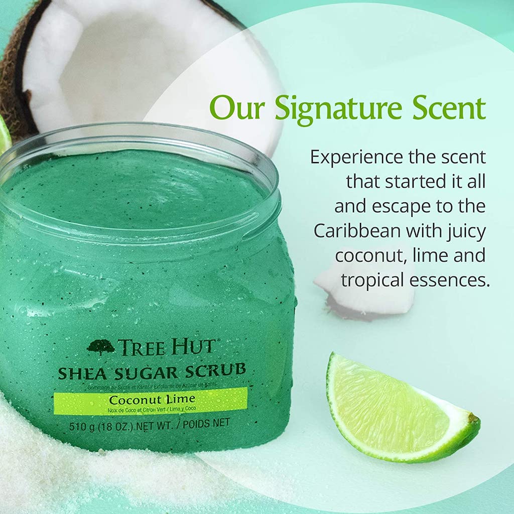 TREE HUT SHEA SUGAR SCRUB 'COCONUT LIME'