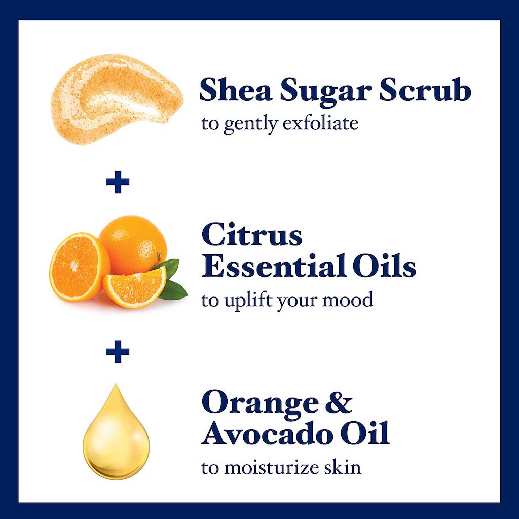 DR TEALS SHEA SUGAR SCRUB CITRUS ESSENTIAL OILS WITH VITAMIN C