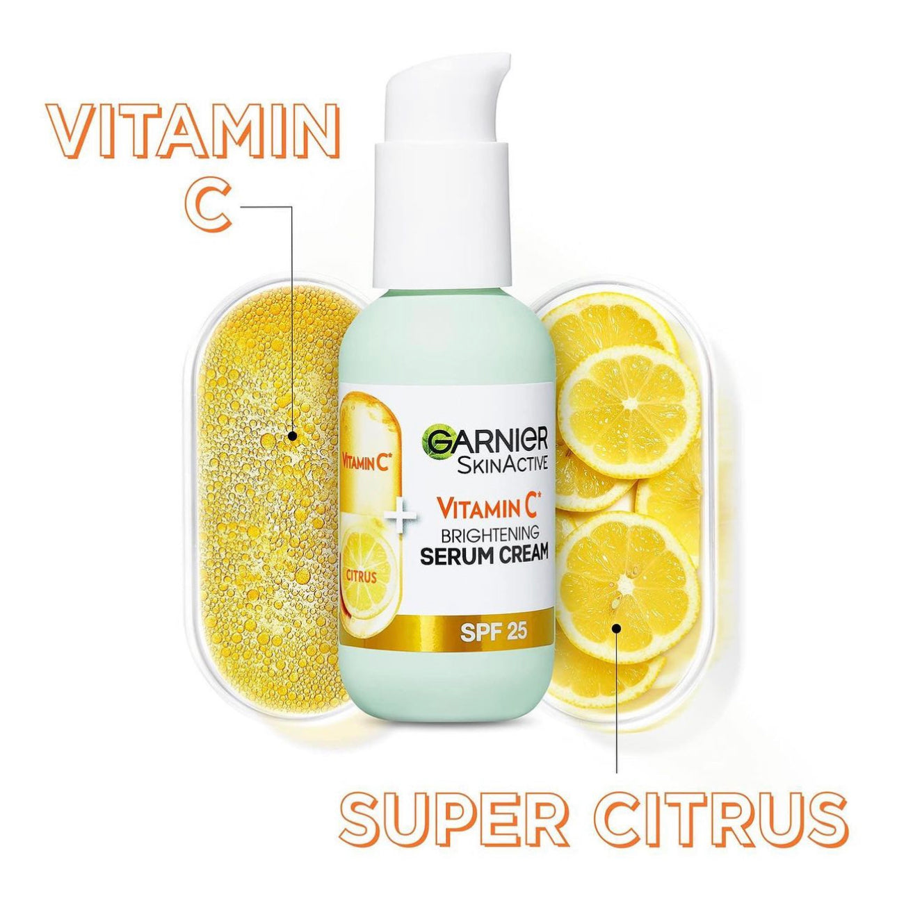 GARNIER VIATMIN C BRIGHTENING SERUM CREAM WITH SPF25