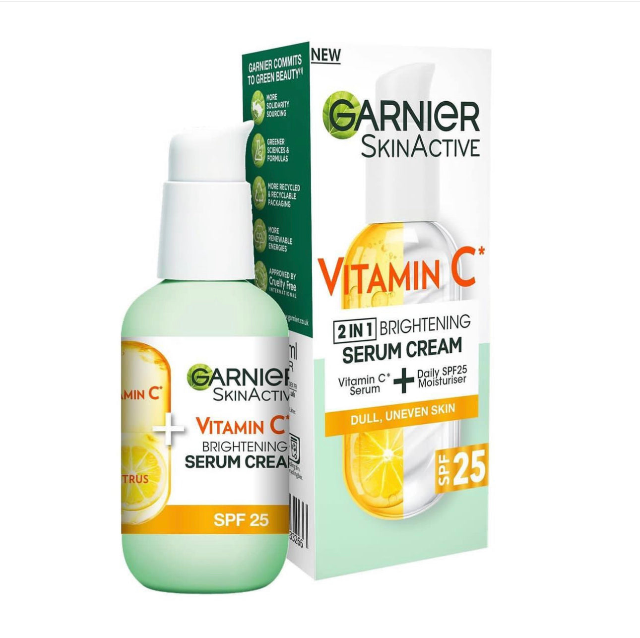 GARNIER VIATMIN C BRIGHTENING SERUM CREAM WITH SPF25